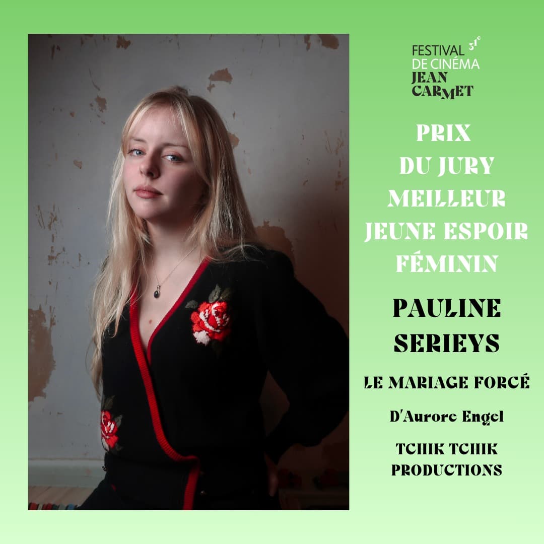 Prix d'interprétation pour Pauline Serieys au festival Jean Carmet !